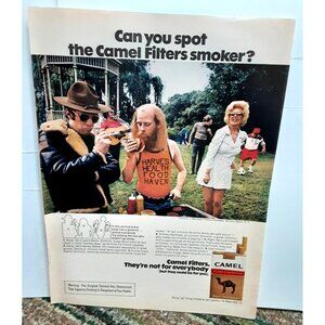 1973 Camel Filters Cigarettes Ad Vintage Tobacco Original Print Advertisement